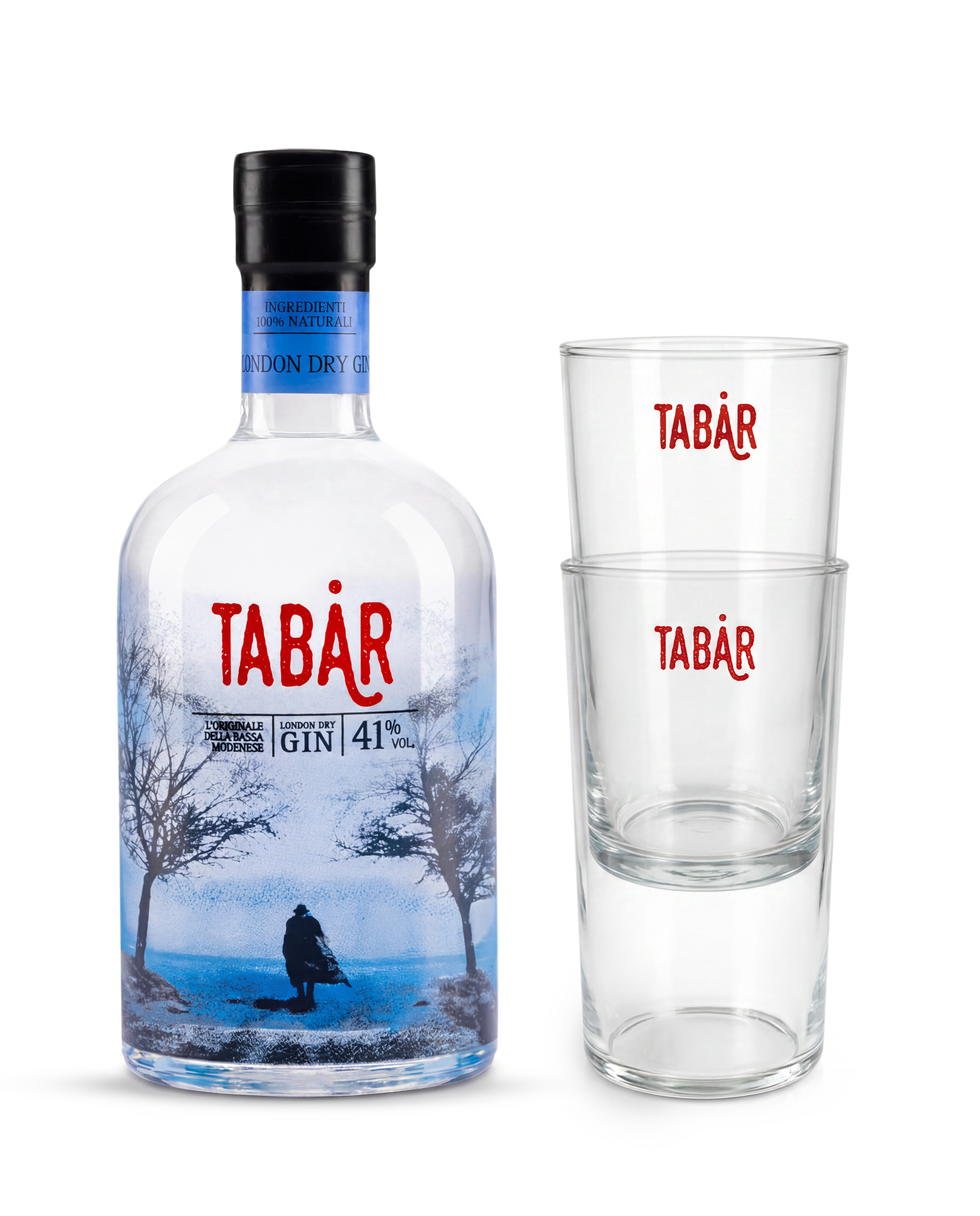 Gin Tabar London Dry + 2 bicchieri
